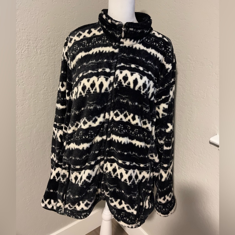 Plus Size Winter Sherpa Sweatshirt